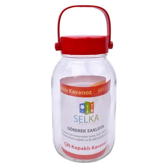 FRASCO DE VIDRO C/ALA VRM 3L