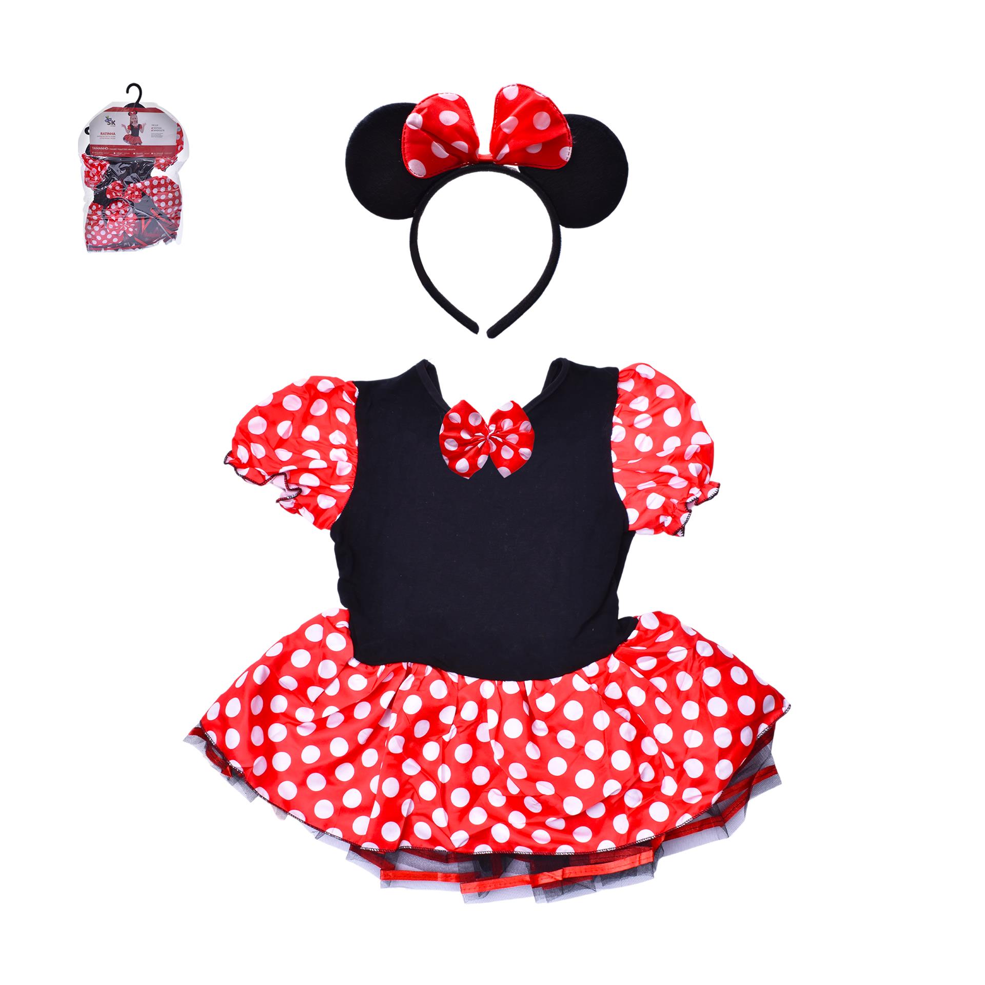 FATO MINNIE 110-120CM 2838-157-01CX24 FATO MINNIE 110-120CM 2838-157-01CX24
