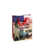 SACO PRESENTE PAPEL 23X18X8.5 SORT.