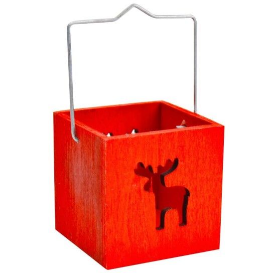 PORTA VELAS NATAL MAD. 7CM