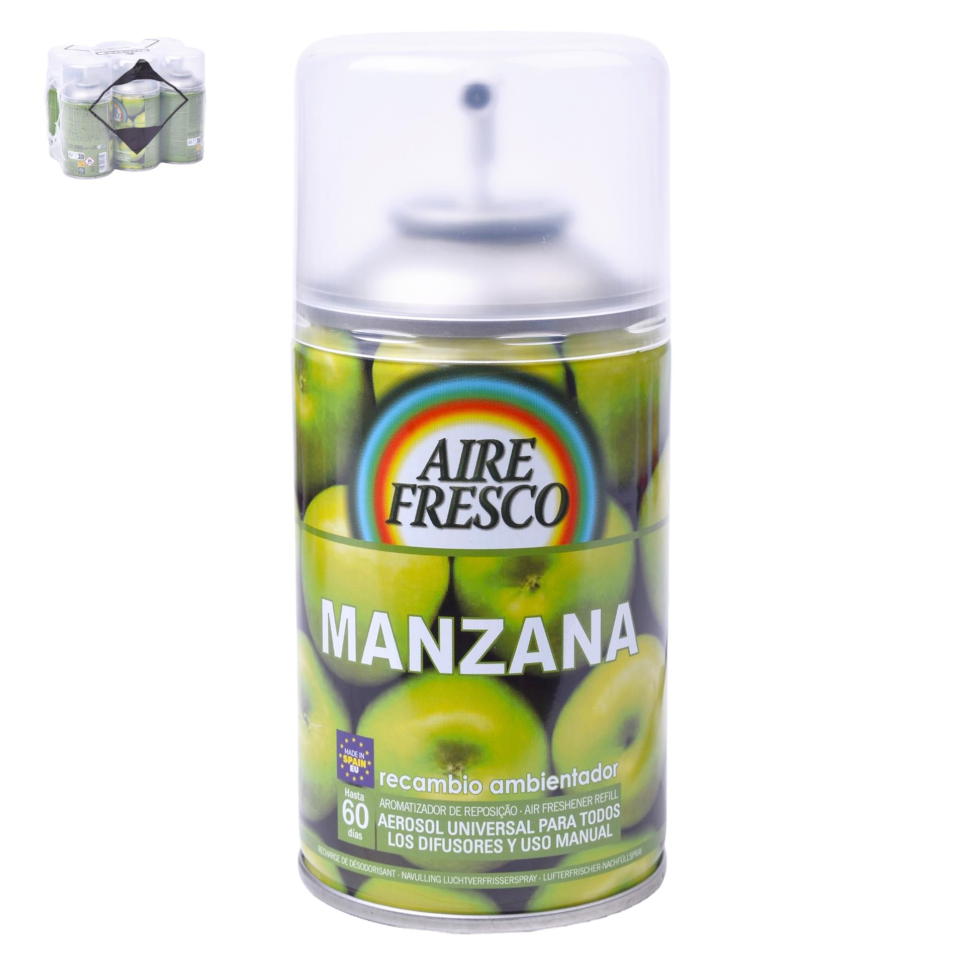 AMB. RECARGA MAÇA 250ML Q24) 10% AMB. RECARGA MAÇA 250ML Q24) 10%