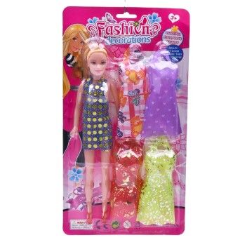 BRINQ. BONECA C/ACESSORIOS CP074677