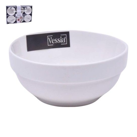 CONJ 6 TAAS PORC BRANCA REDON 150ML