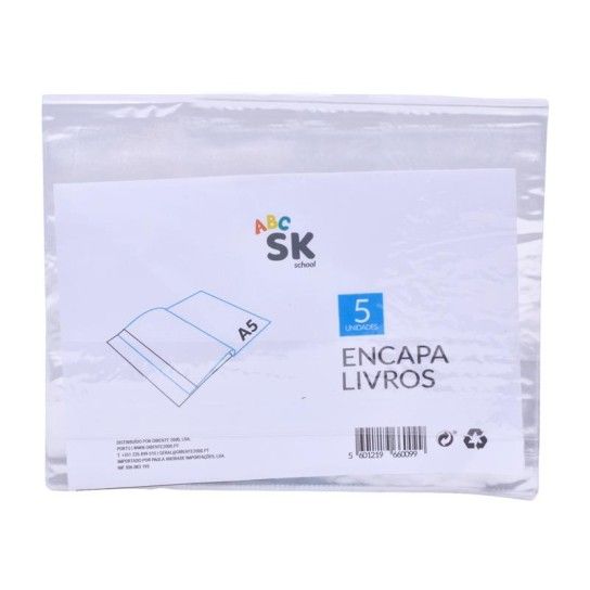 ENCAPA LIVROS 5 UNI A5 1966-008 Q12 20%