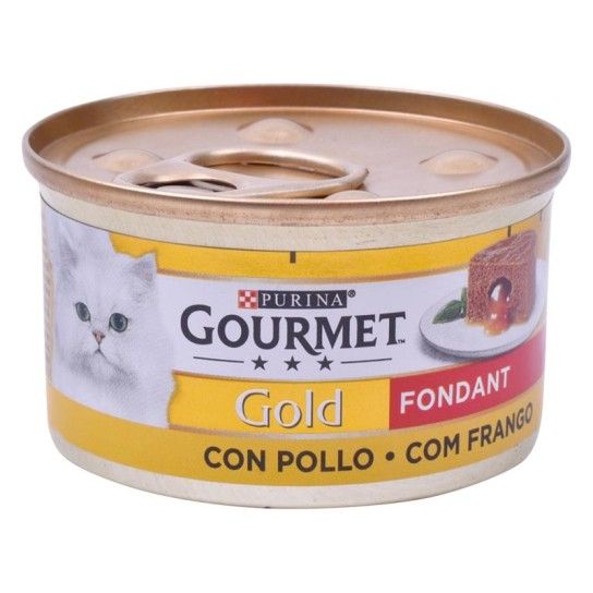 GOURMET GOLD FONDANT POLLO 85GRS