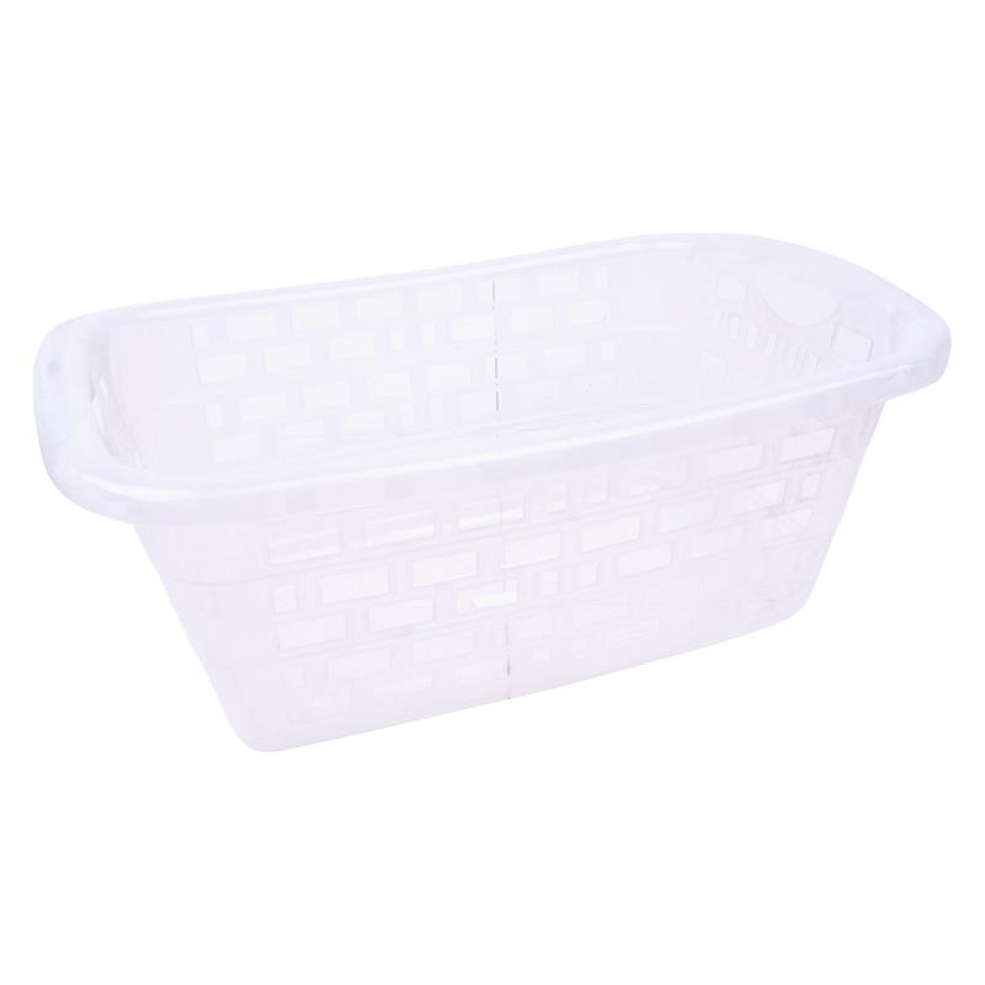 CESTO RECT PLASTICO 35L TRANSP 1312-R