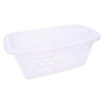 CESTO RECT PLASTICO 35L TRANSP 1312-R