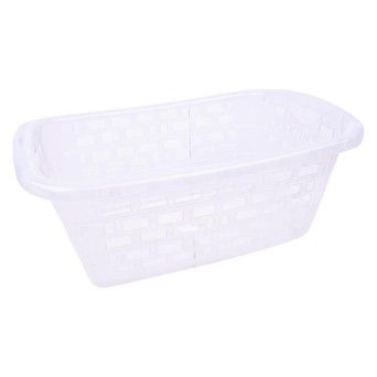 CESTO RECT PLASTICO 35L TRANSP 1312-R
