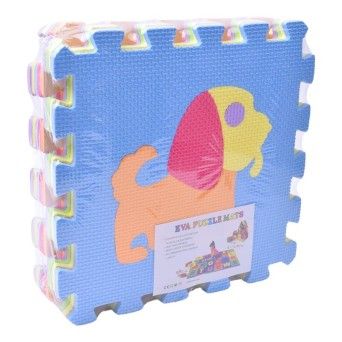 TAPETE PUZZLE ANIMAIS 9UN 30CM HKC005 CX24