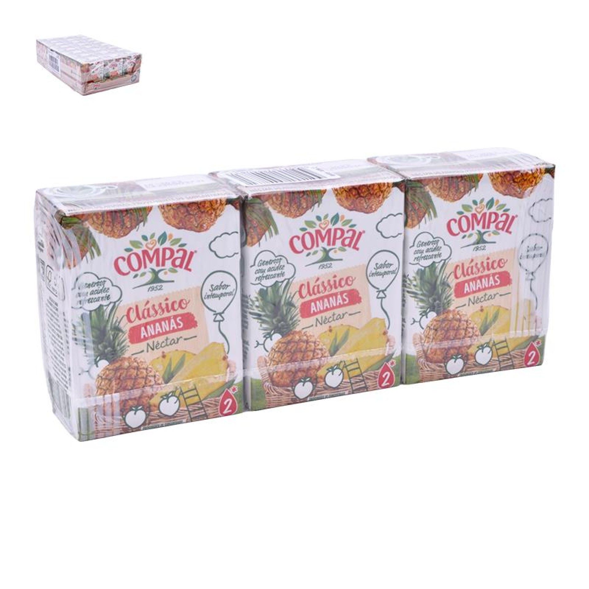 COMPAL ANANAS 8X3X200ML COMPAL ANANAS 8X3X200ML