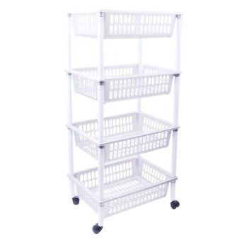 CARRINHO 4 CESTOS BRANCO