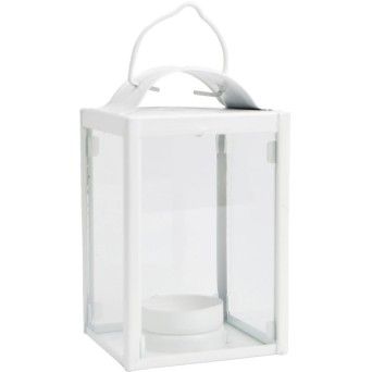 LANTERNA PORTA VELA METAL BRC 13,5CM