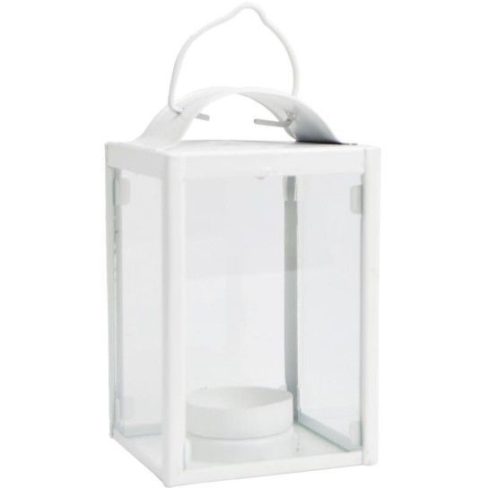 LANTERNA PORTA VELA METAL BRC 13,5CM