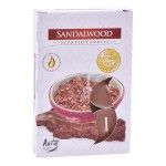 VELAS TEALIGHT SANDALO 6UNI VELAS TEALIGHT SANDALO 6UNI
