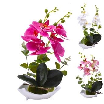 VASO C/FLOR ARTIFICIAL 2439-025