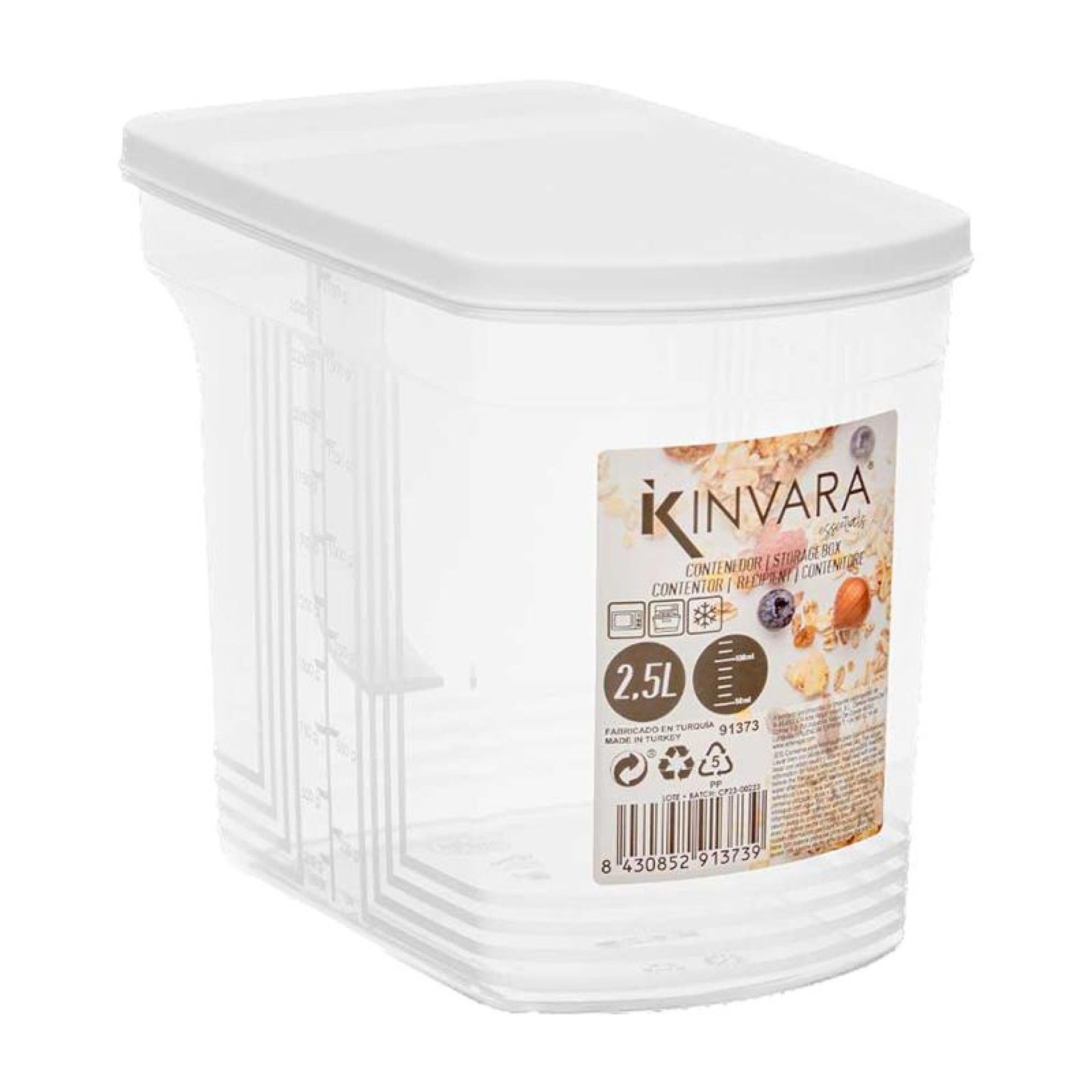 ORGANIZADOR ASA 2,5L TRANSP BRANCO ORGANIZADOR ASA 2,5L TRANSP BRANCO