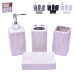 CONJUNTO BANHO 4 PCS  1207-017 CX24