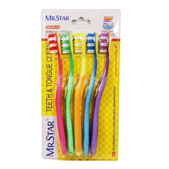 ESCOVA DENTES 5UN CORES 1226-035