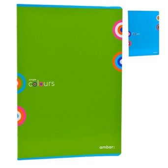 CADERNO AGRAF. A4 80F COLOURS