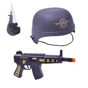 PISTOLA+CAPACETE 30CM 521J CX96