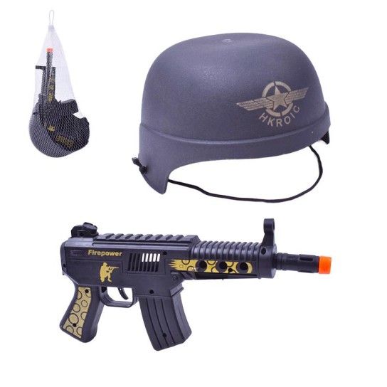 PISTOLA+CAPACETE 30CM 521J CX96