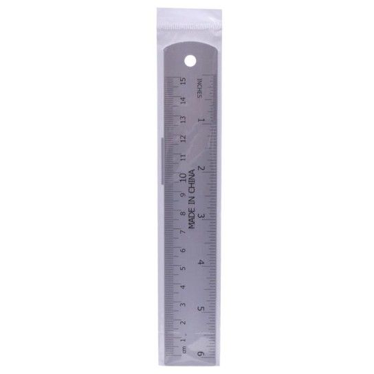 REGUA METAL 15CM
