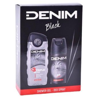 DENIM BLACK GEL BANHO+DEO SPRAY