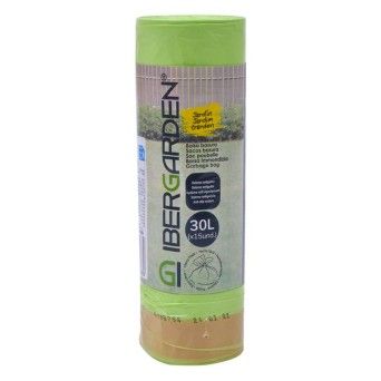 SACO LIXO PERFUMADO 30L 15 UNIDS VERDE