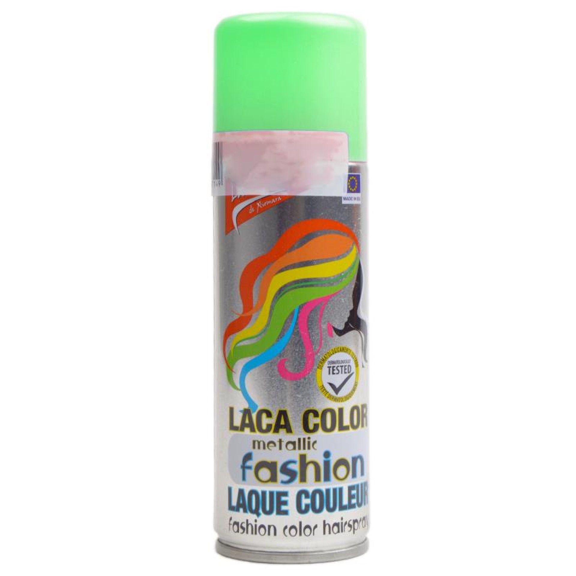LACA COLOR SPRAY CABELO VERDE 125ML LACA COLOR SPRAY CABELO VERDE 125ML