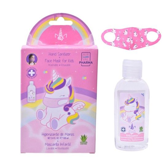 ALCOOL GEL+MASCARA UNICORNIO 8875