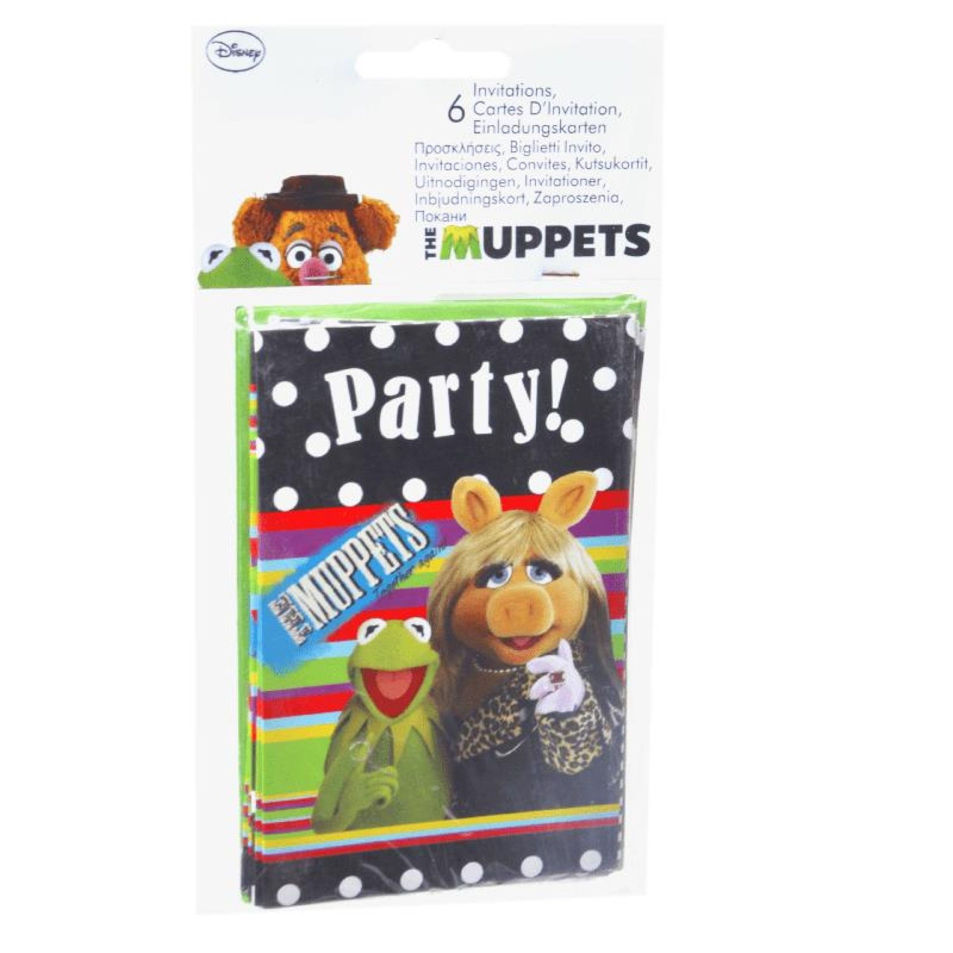 CONVITES MUPPETS 6UNI CONVITES MUPPETS 6UNI