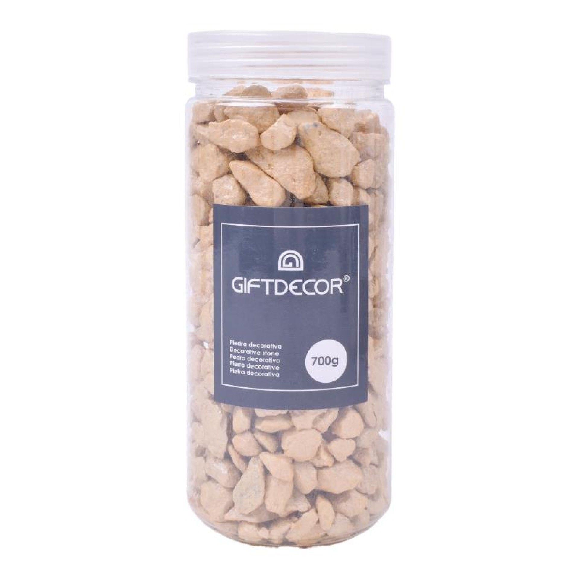 FRASCO PEDRAS DEC MET DOUR20MM 700GR 92517 FRASCO PEDRAS DEC MET DOUR20MM 700GR 92517