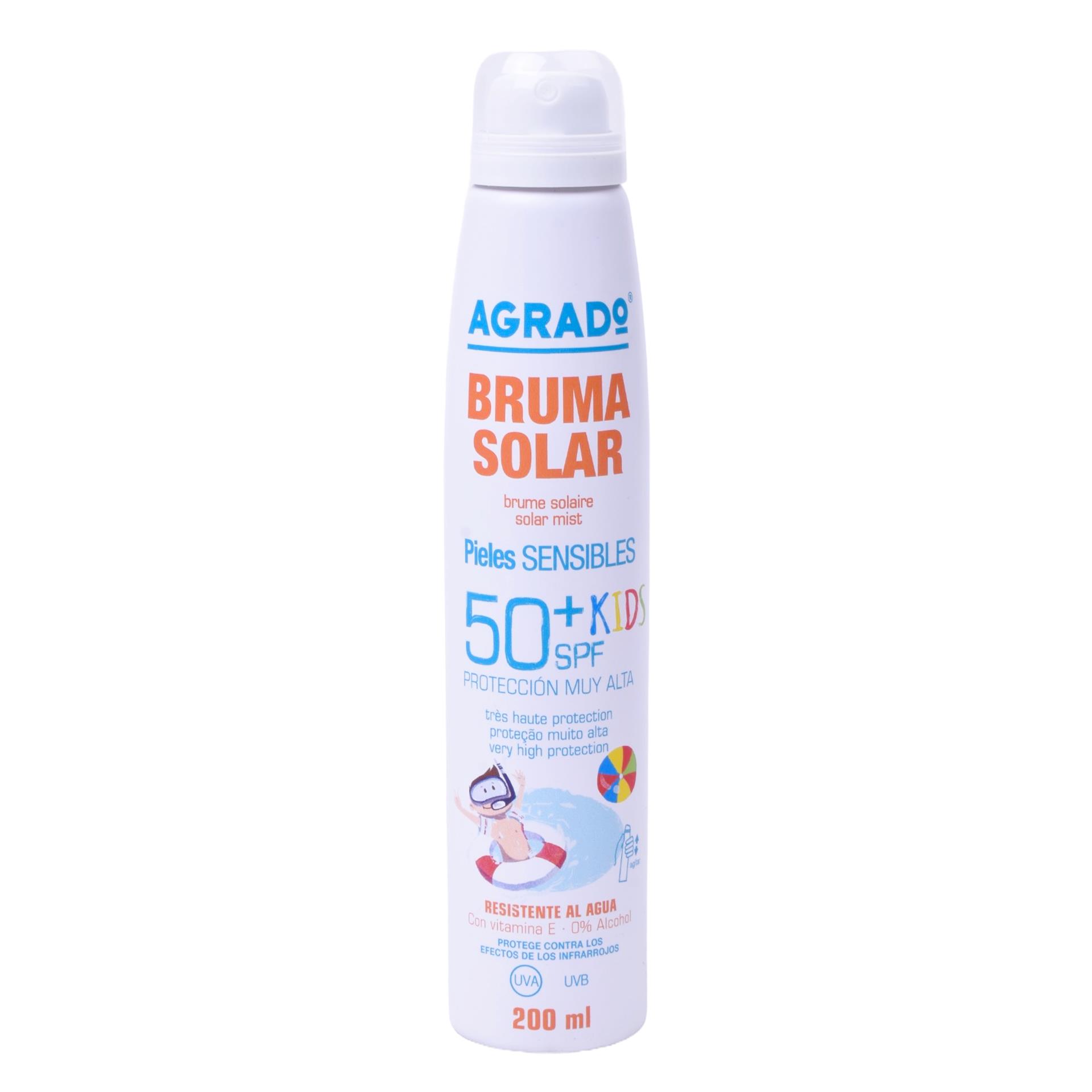 BRUMA SOLAR AGRADO KIDS SPF50 200ML BRUMA SOLAR AGRADO KIDS SPF50 200ML