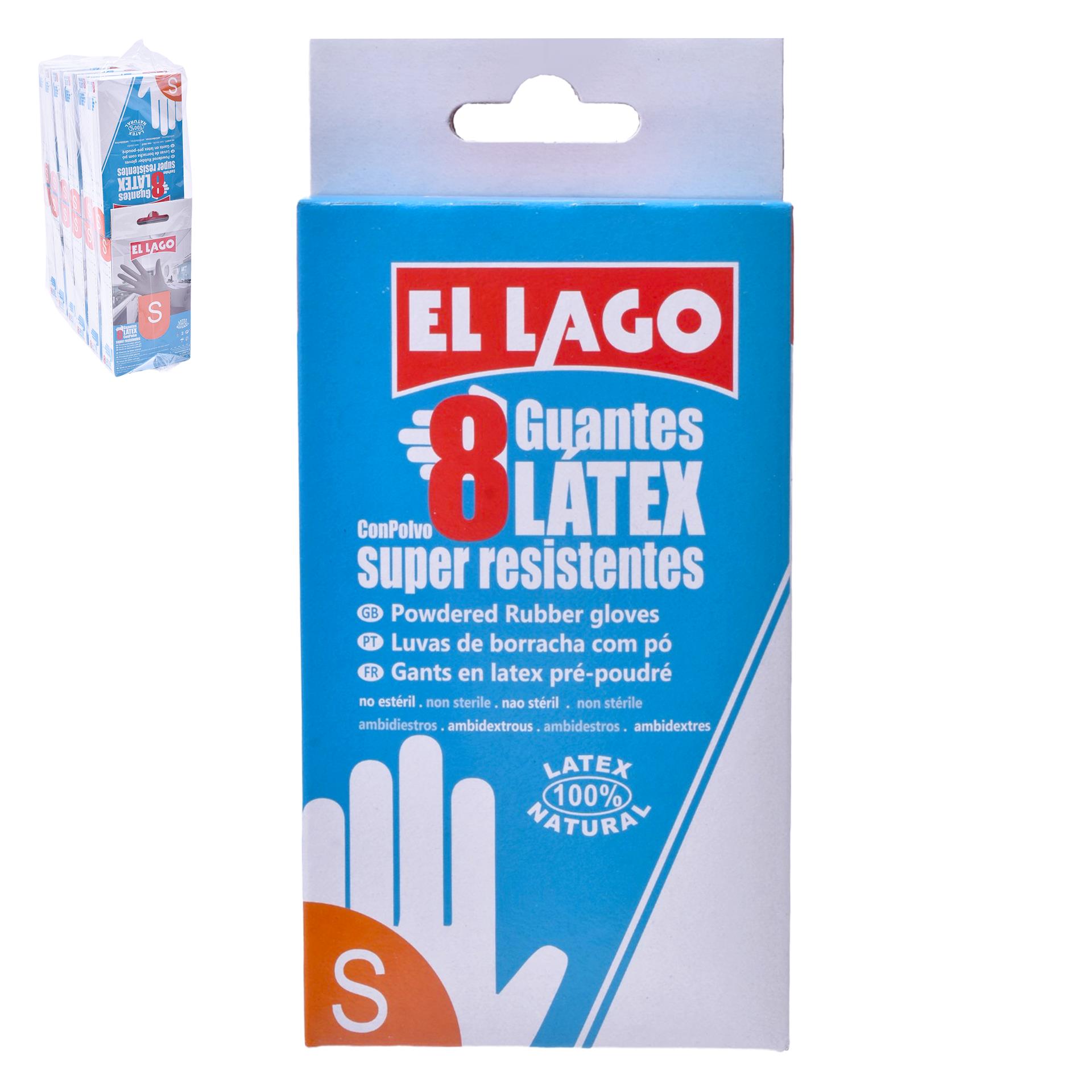 LUVAS LATEX 8UNID. T.P. LUVAS LATEX 8UNID. T.P.