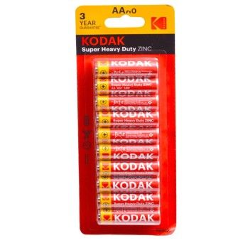 KODAK PILHAS ALCALINAS AA 10UN