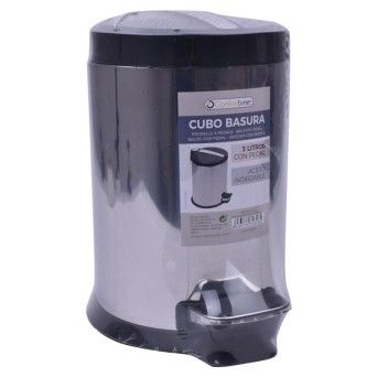 BALDE C/ PEDAL INOX 3L CONFORTIME
