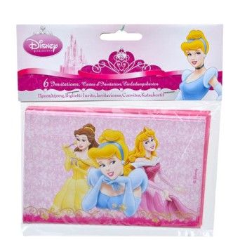 CONVITES PRINCESAS 6UNI
