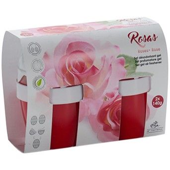 AMBIENTADOR GEL CJ.2 140GR ROSA REF 56482