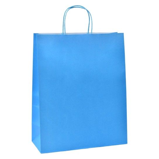 SACO PAPEL 32X14X40CM 042-52 AZUL CX144