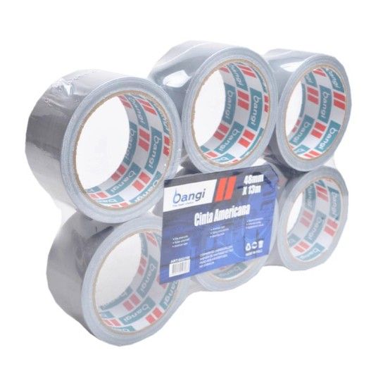 FITA ADESIVA CINZA 48MMX13M CX6