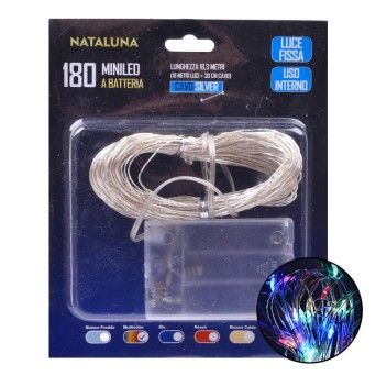 SERIE NATAL 180MICROLED 18MT MULTICOR
