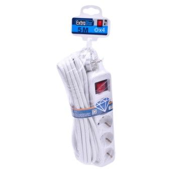 EXTENSAO 5M C/4 TOMADAS E INTERRUPTOR
