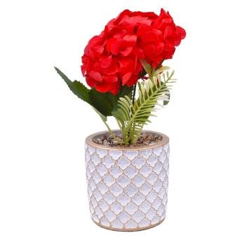 VASO CIMENTO C/PLANTA ART 2437-050 CX24