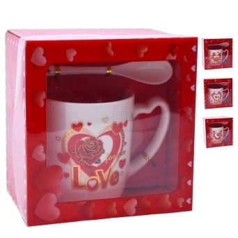 SET CANECA E COLHER 8,5X9 2645-110 CX72