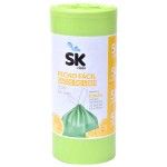 SACO LIXO 50L LIMAO 15UN