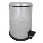 BALDE LIXO METAL C/ PEDAL 12LT.
