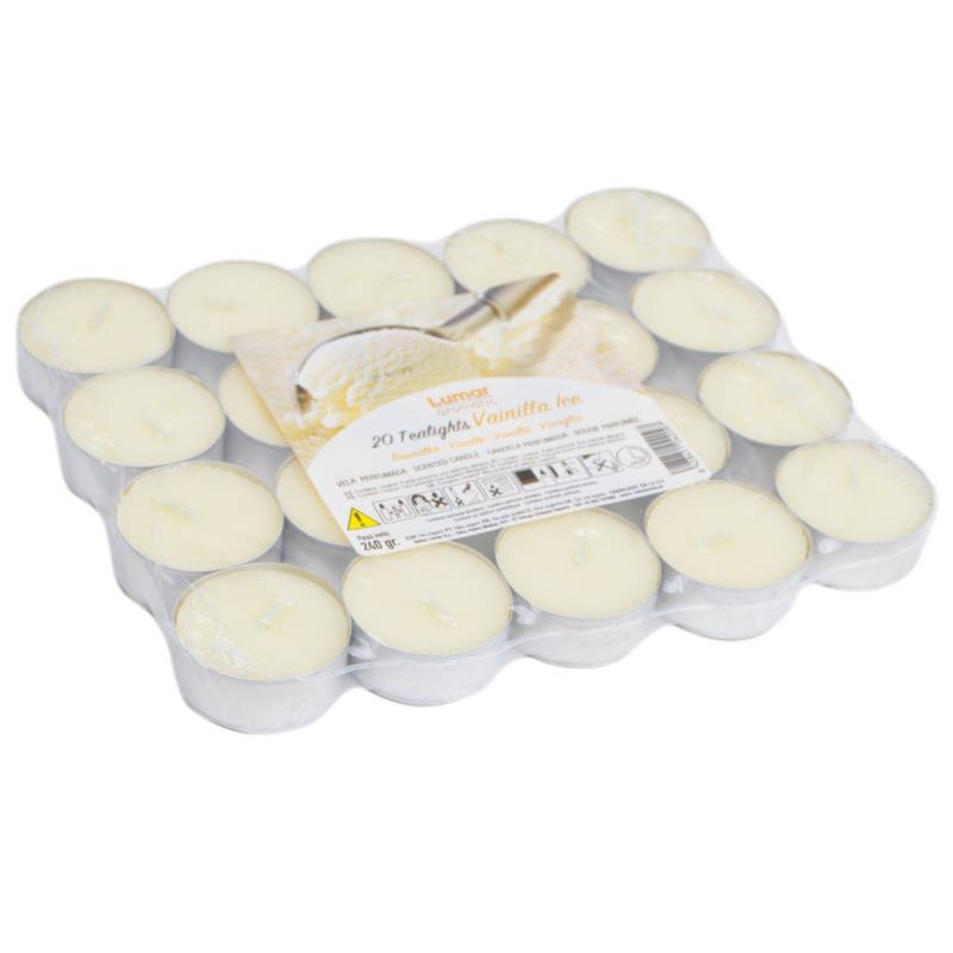 VELAS TEALIGHT 20UN BAUNILHA VELAS TEALIGHT 20UN BAUNILHA