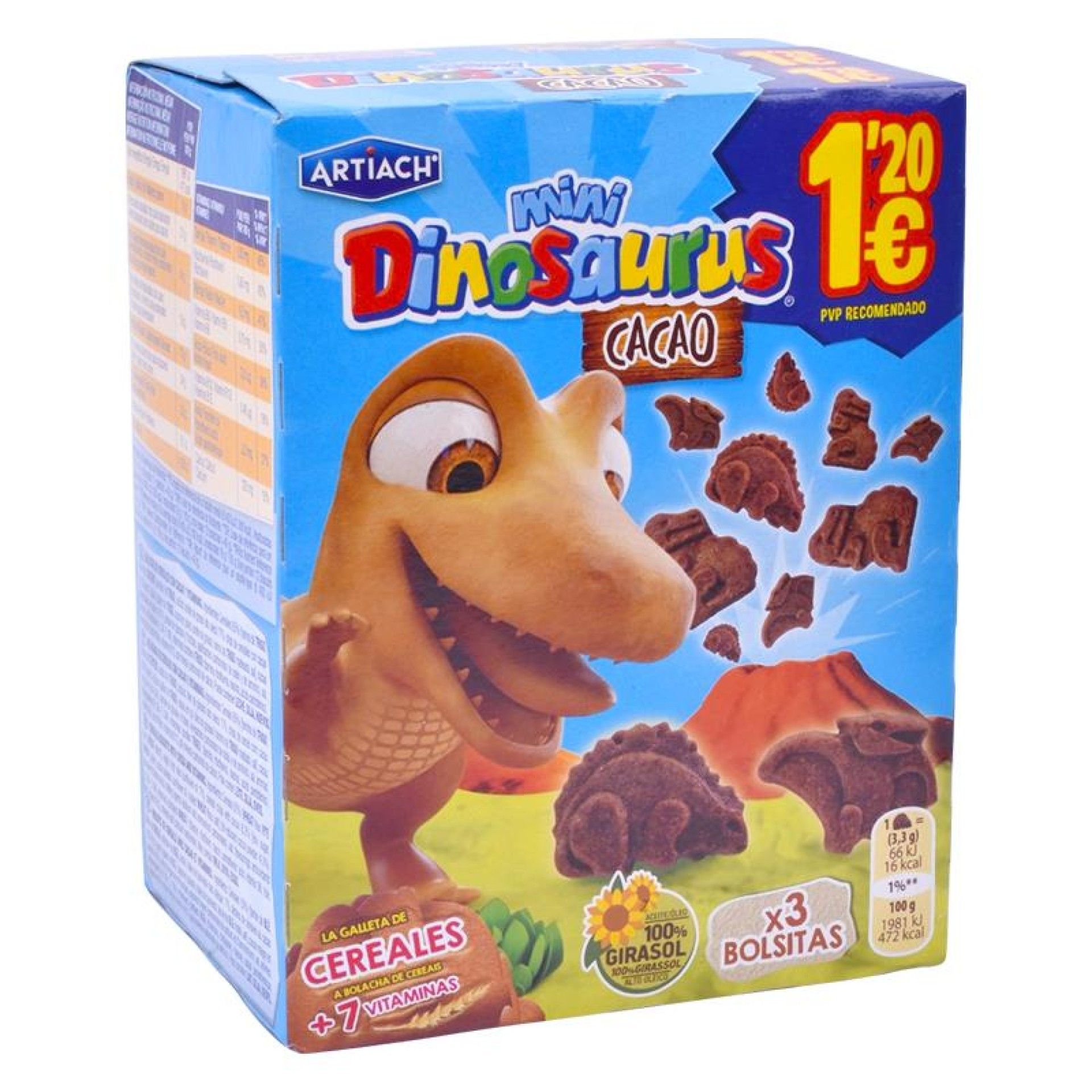 ARTIACH MINI DINO CACAU 120G PV1.2 ARTIACH MINI DINO CACAU 120G PV1.2