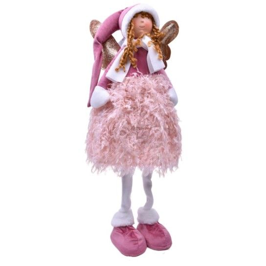 ANJO NATAL 50CM C/CARA PORC