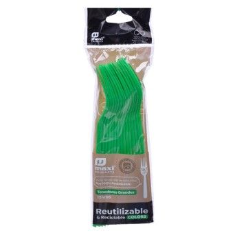 GARFO DESC REUT VERDE 16.5CM 15UN 1358R